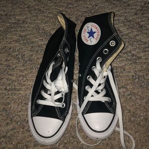 Never Worn black converse